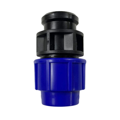 Enlace Compresión Macho Hdpe Azul Polietileno 1 X 32 Mm  Azul - Mi tienda